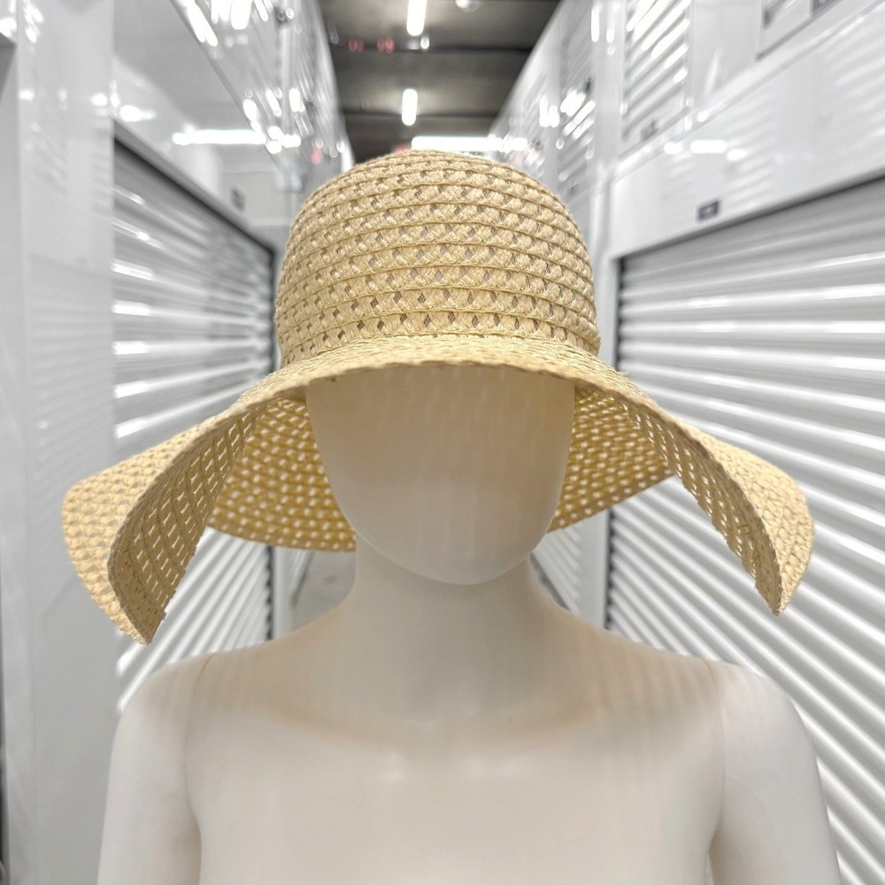 ABG Accessories Sun Hat Women One Size Tan Good Wide Brim Floppy UL13A248